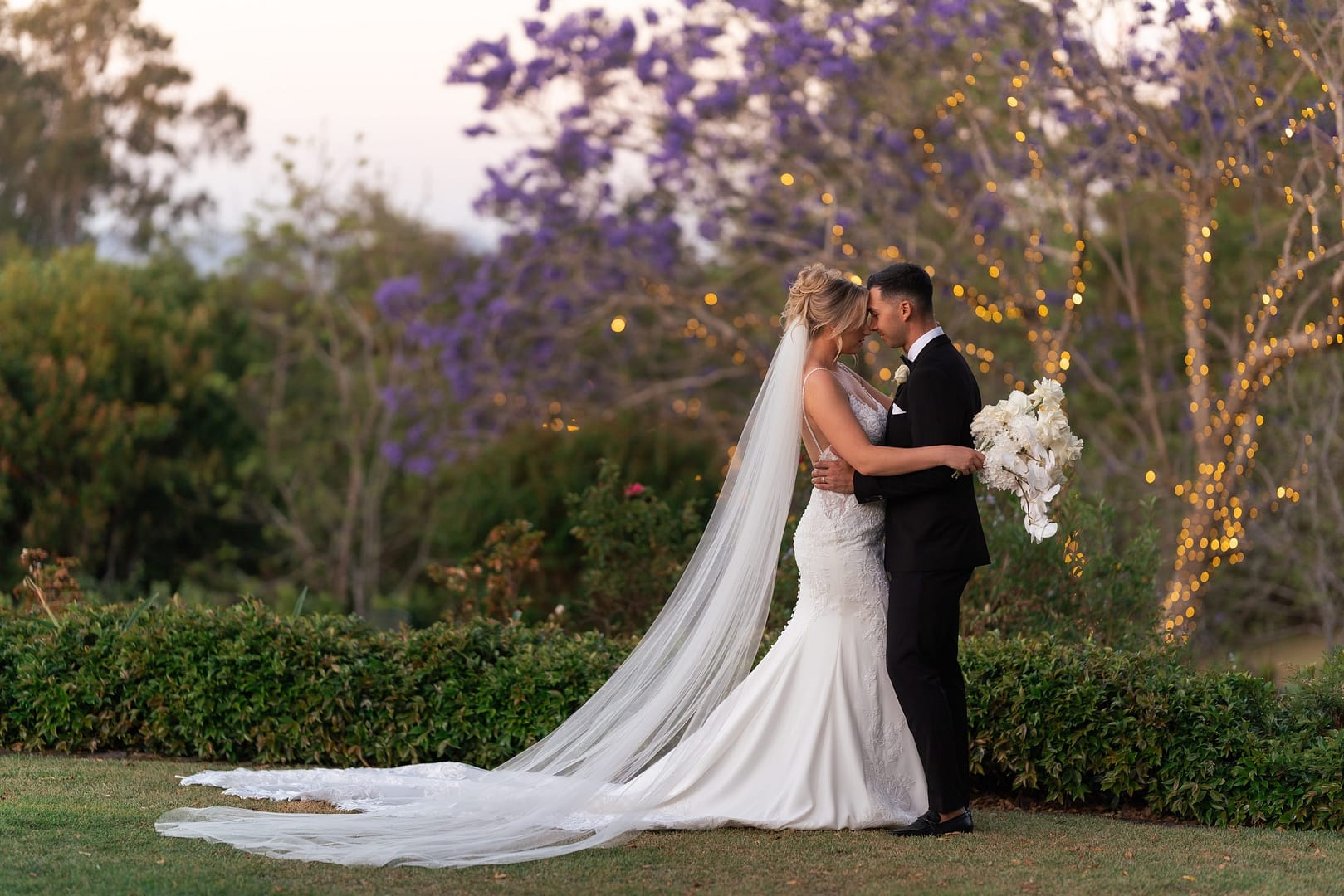 bride and groom at Spicers Clovelly Estate wedding