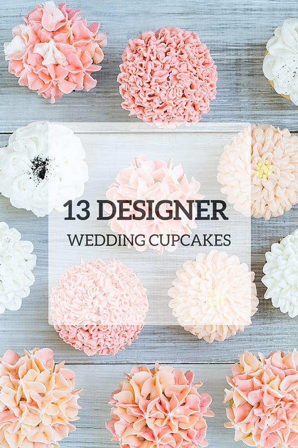 13 Delicious Designs for Wedding Cupcakes-2