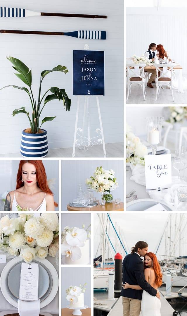 Sailing into Summer colour palette - Nautical wedding colour palette