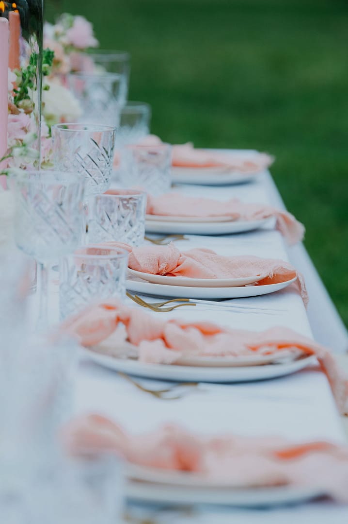 pastel tablescape spring wedding styling