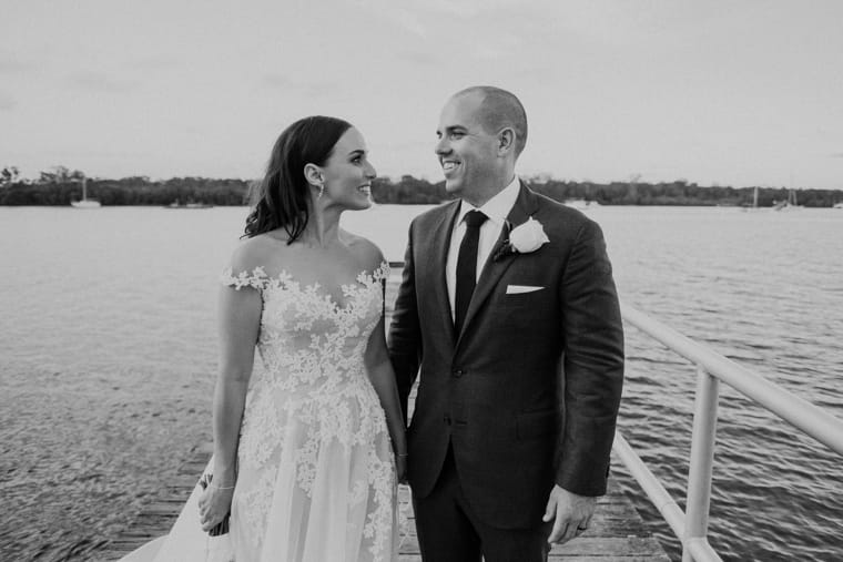 Noosa Waterfront wedding _ Noosa wedding _ Simon Coulson _ The Bride's Tree