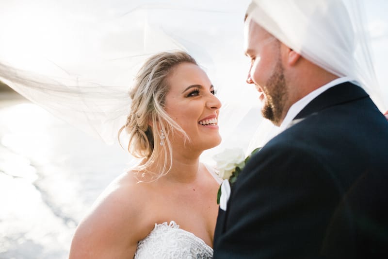 Noosa main beach wedding photos