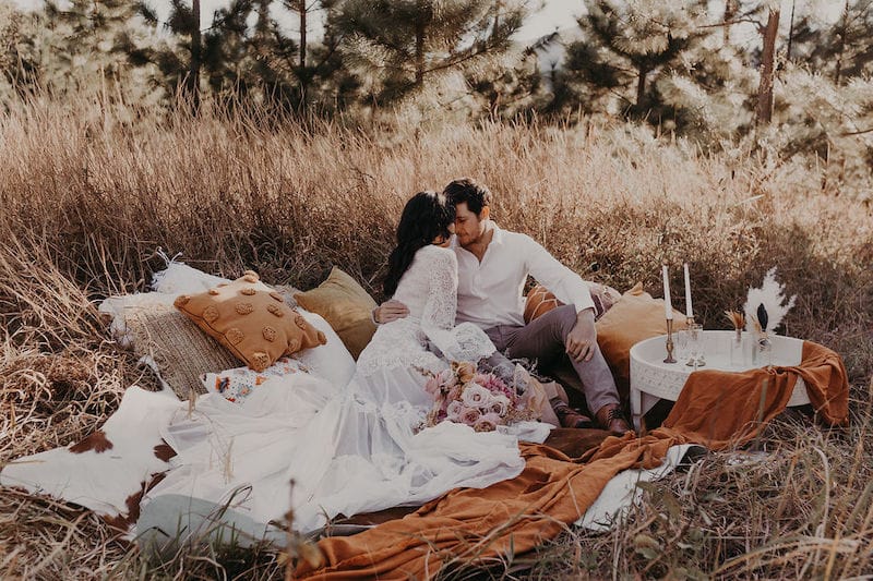 Elk and Fir styled elopement Byfeild State Forest